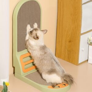 CARLA HOME Vertical Cat Scratching Board with Durable Cardboard for Indoor Cats