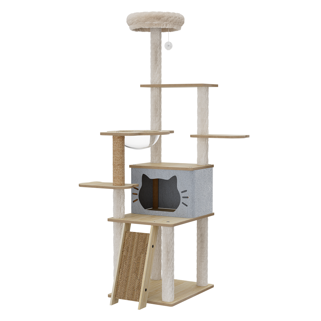 Pawz Cat Tree Tower Large Scratcher Condo House 160cm - Image 9
