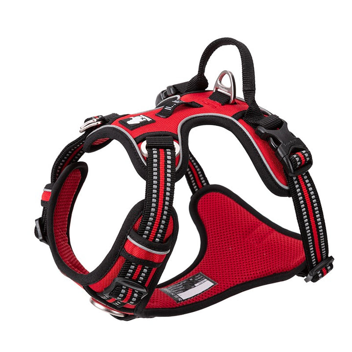 True Love No Pull Explosion Proof Dog Harness - Red, M - Image 3