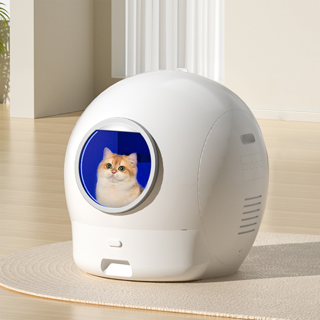 Pawz Self Cleaning Cat Litter Box Large Enclosed Toilet - Image 8