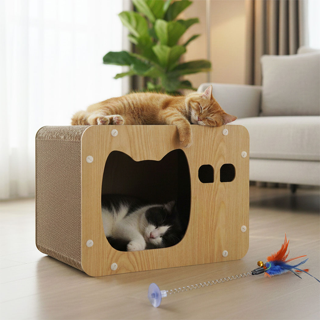 Pawz Cat Scratcher Board Scratching Cardboard - Image 8