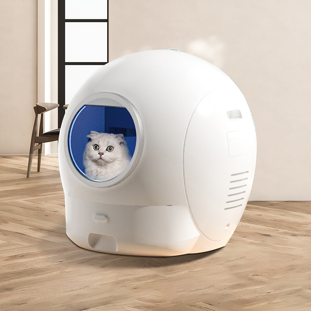 Pawz Self Cleaning Cat Litter Box Large Enclosed Toilet - Image 7
