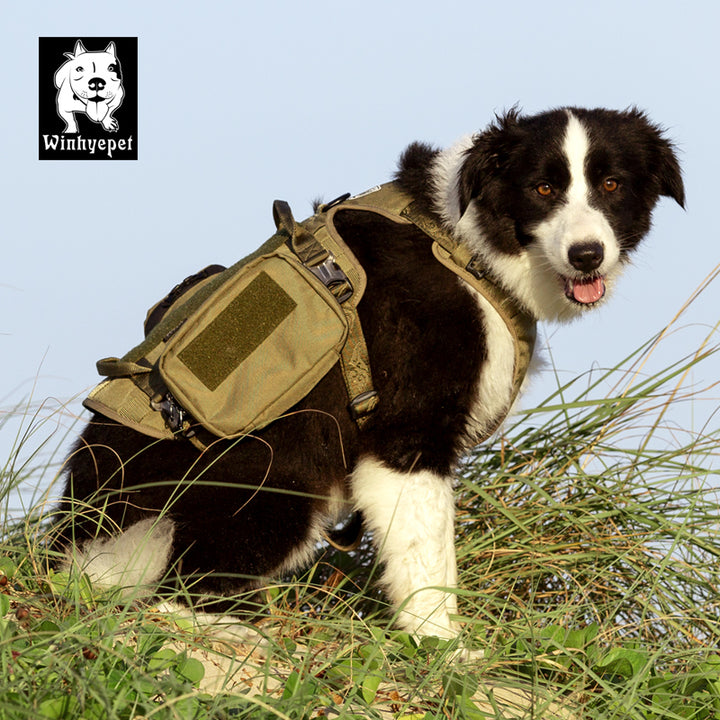 Whinhyepet Military Harness - Army Green, L - Image 5