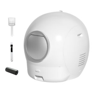 Pawz Self Cleaning Cat Litter Box Large Enclosed Toilet