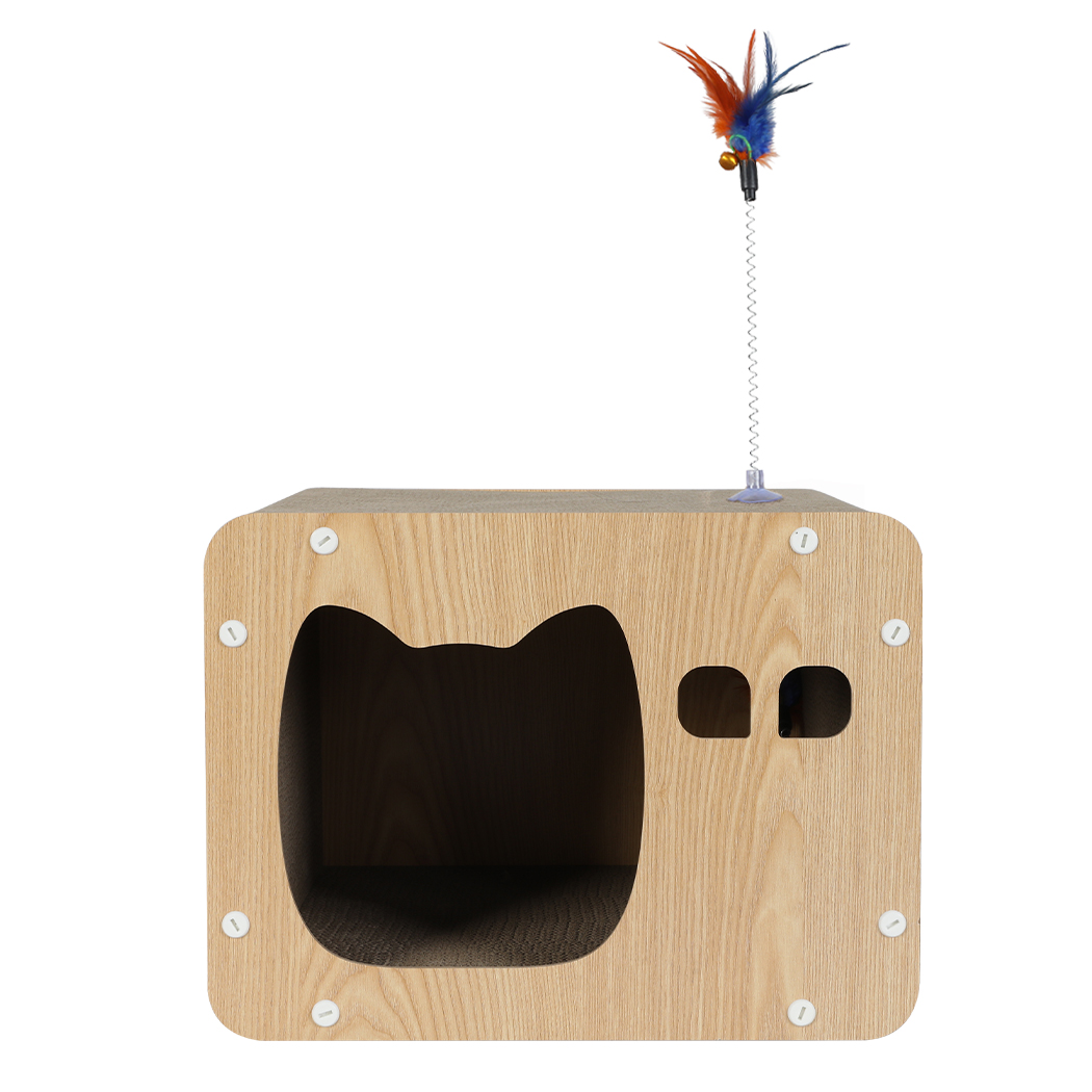 Pawz Cat Scratcher Board Scratching Cardboard - Image 2
