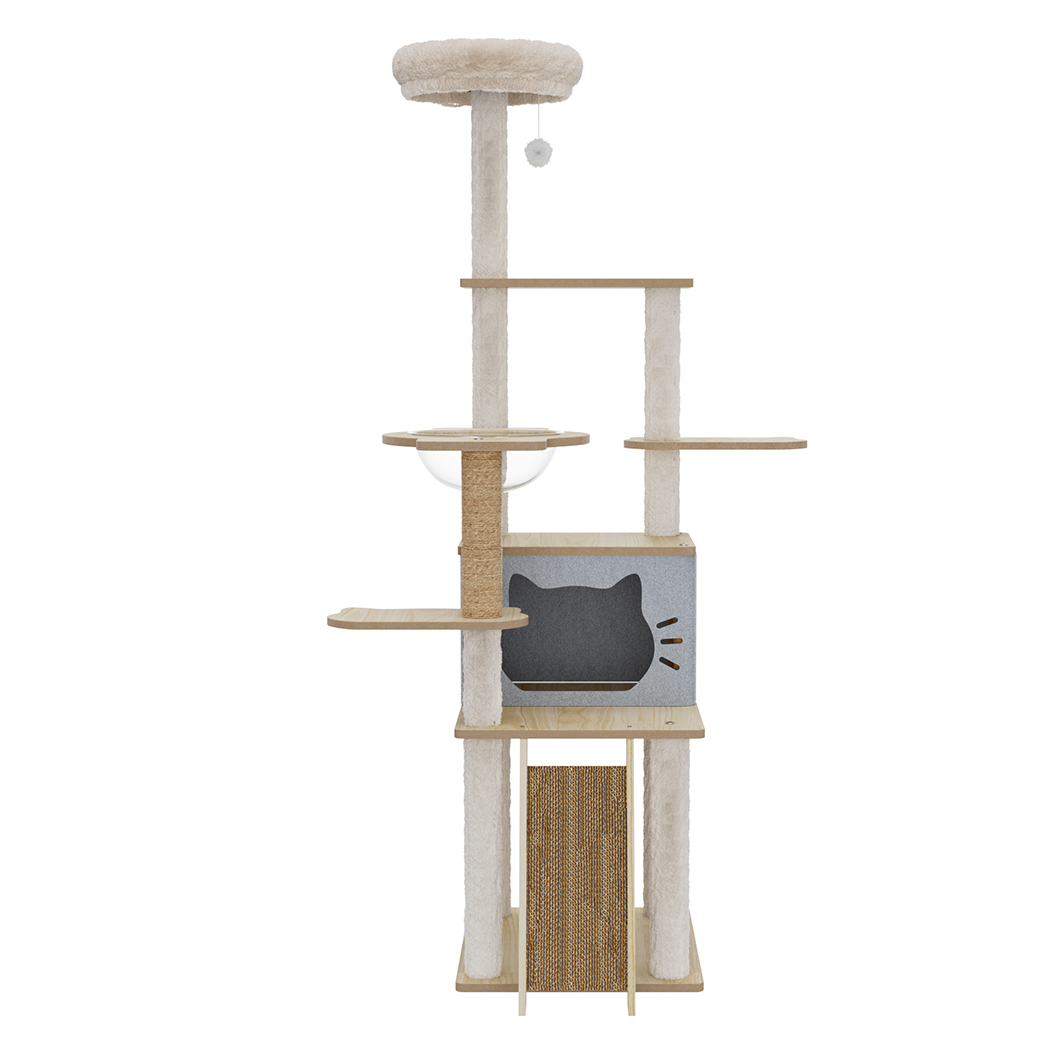 Pawz Cat Tree Tower Large Scratcher Condo House 160cm - Image 2