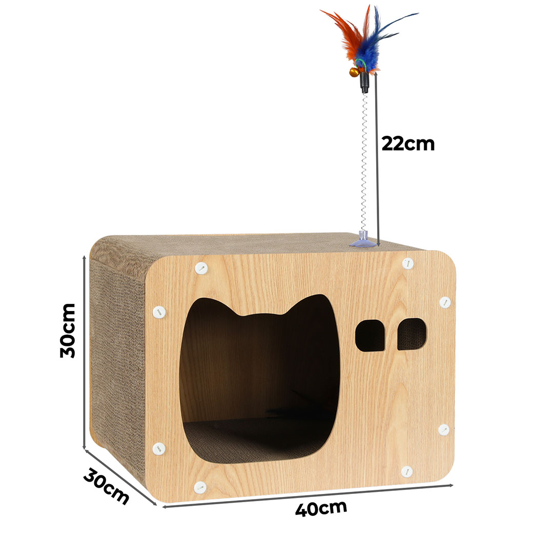 Pawz Cat Scratcher Board Scratching Cardboard - Image 3
